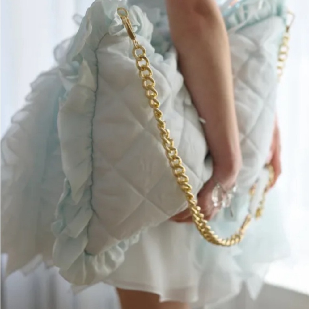 Selkie pillow purse color: tall glass